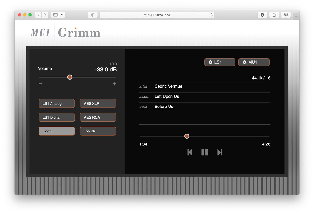 Grimm Audio MU1